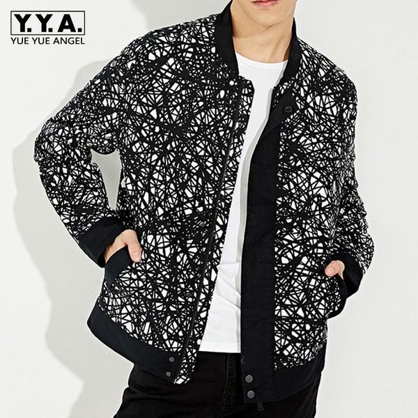 

men's jackets fashion spring autumn mens o-neck zippers pockets bomber jacket korean style slim vintage mixed colors casual overwear zk, Black;brown