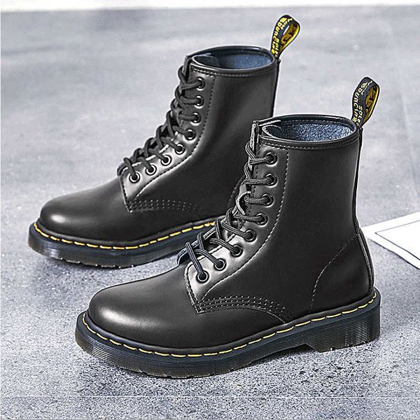 

yidan martin boots women's british style short ins lovers, Black