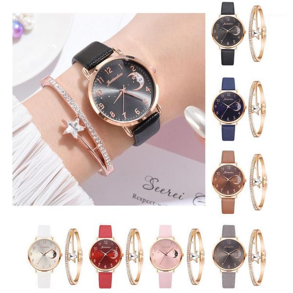 

wristwatches ladies bracelet watch set three-dimensional flower dial elegant women watches luxury, Slivery;brown