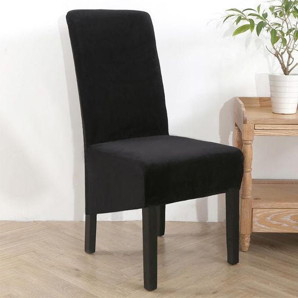 

chair covers dining room banquet polyester wedding party restaurant seat slipcover removable home cover long back practical big size