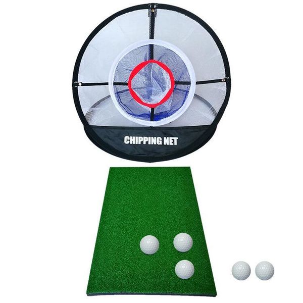 

golf training aids portable hole cut club target net set swing