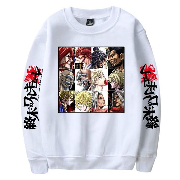 

men's hoodies & sweatshirts record of ragnarok sweatshirt o-neck tracksuit women outwear harajuku streetwear 2021 japanese anime clothe, Black