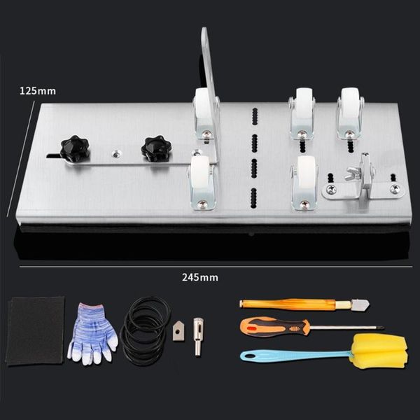 

professional hand tool sets c6uc 5 wheel glass bottle cutter stainless steel cutting wine beer whiskey gloves rubber ring sanding paper