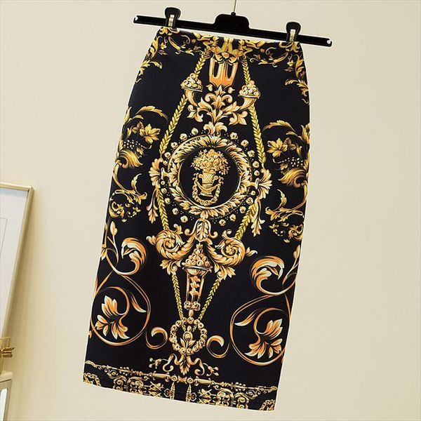 

pencil cartoon desinger ]high women skirt waist slim young girl summer large size japan female falda, Black