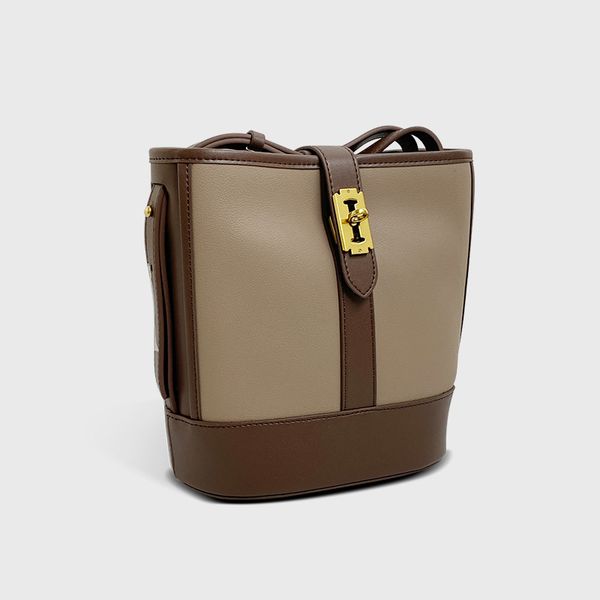 

hbp 2022 women's fashion bucket bag genuine leather shoulder bag classic crossbody bags lady handbags dust