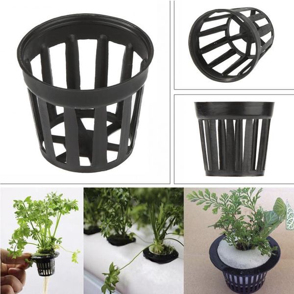 

10pcs plastic aquatic planting basketsfor aquarium water flower plant grass cultivate pot fish tank decoration decorations