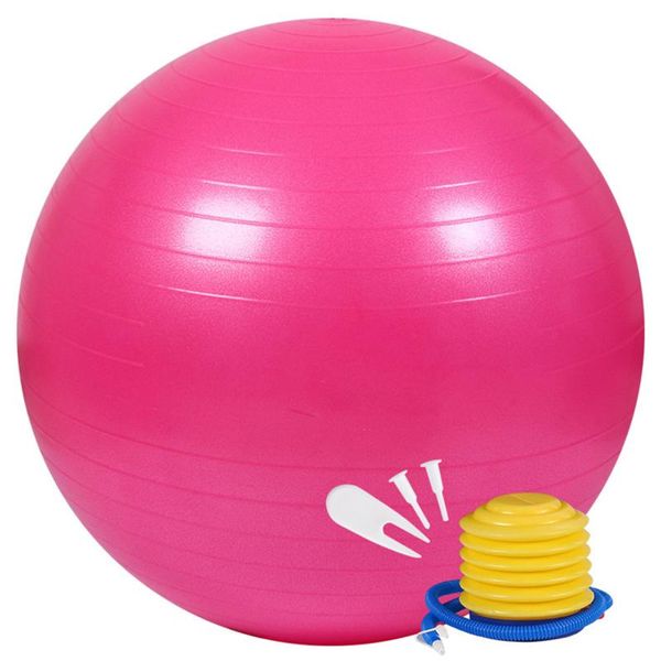 

75cm yoga ball anti burst workout stability exercise with air pump balls