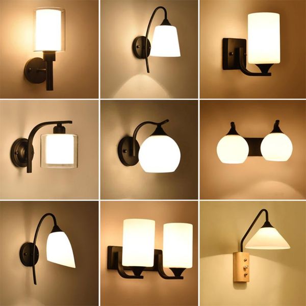 

wall lamps lamp vintage bedside reading 110v-220v led e27 luminaria bedroom lighting contemporary retro