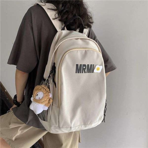 

backpack female bag black men nylon school kawaii women's bookbag bags for teens girls mochila