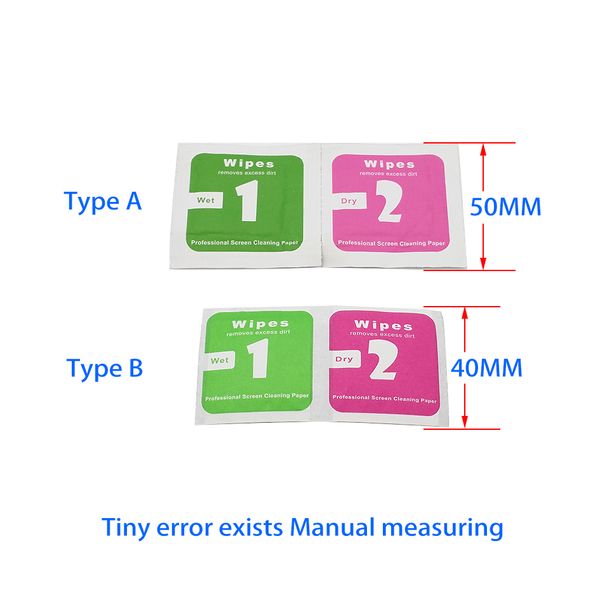Сухие-влажные салфетки для защитного стекла из закаленного стекла, аксессуары, спиртовая подушечка, салфетка для очистки мобильного экрана, пылепоглотитель
