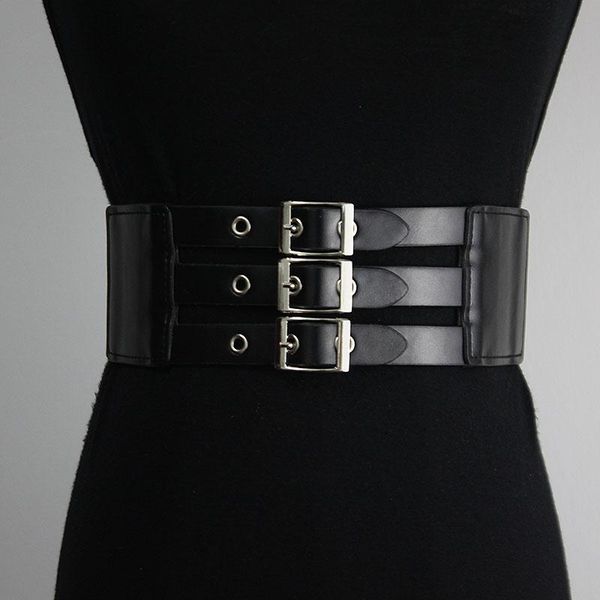 

belts women ultra super wide belt black cummerbund elastic corset accesoories female decorations body shaping girdle, Black;brown