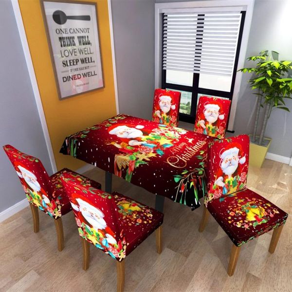 

table cloth christmas cover /stretch short chair set protector decor