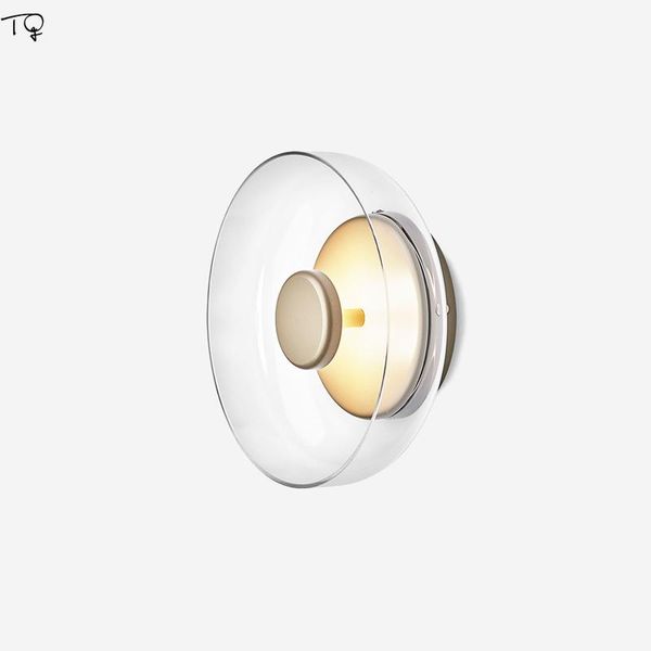 

wall lamp nordic creative glass postmodern led living room bedroom bedside studio sofa study dining designer decorative lights