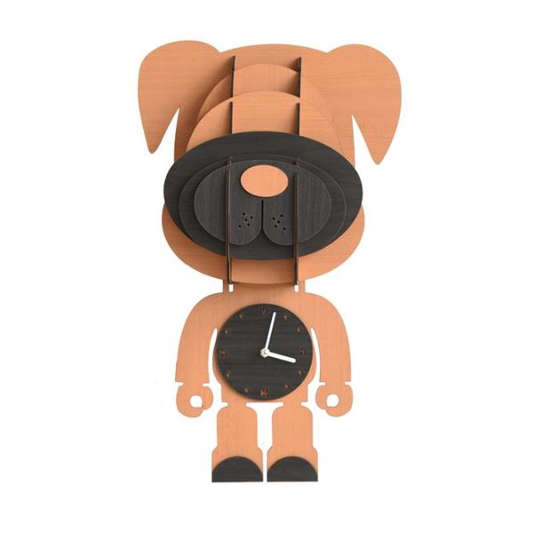 

wall clocks cartoon personalized modern kids clock mute sticker turntable needles horloge murale home decor l