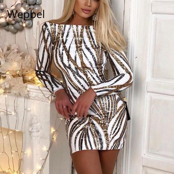

backless women dress off-shoulder zipper off-neck long sleeve dresses sequined high waist bodycon casual, Black;gray