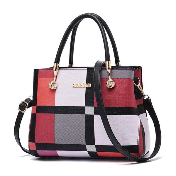 

evening bags 2021 tote women's bag plaid printed women crossbody big womens handbag