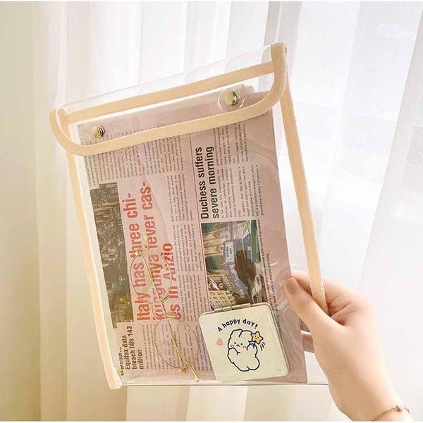 

cosmetic bags & cases big size transparent waterproof ipad bag girls makeup case handbag organizer storage pouch toiletry wash