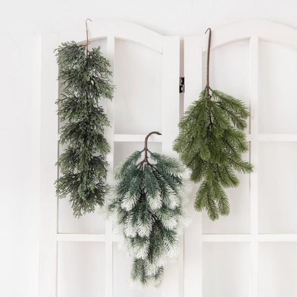 

decorative flowers & wreaths 60cm artificial plants christmas vine wall hanging year's eve decorations home garden wedding room scrapbo