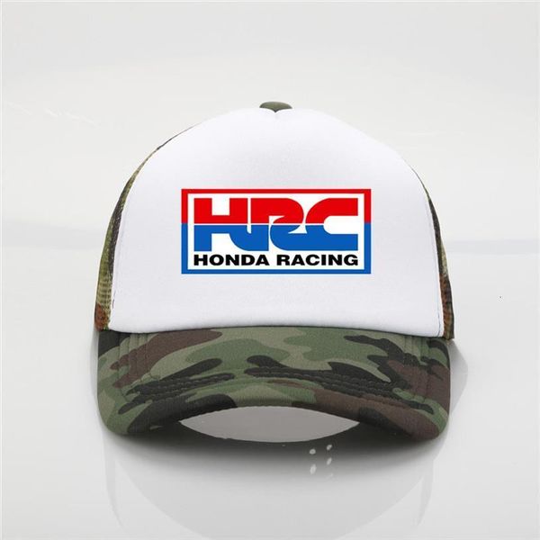 

fashion hat hrc honda racing car motorcycle fans cap cool summer baseball men and women hip hop, Blue;gray