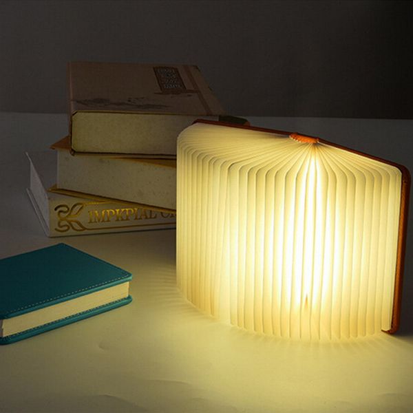 2021 neue heiße LED-Klappbuchlampe im Lumio-Stil, 4-Farben-Licht, innovatives Geschenk