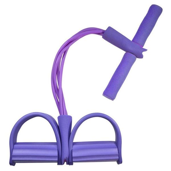 

fitness gum 4 tube resistance bands latex pedal exerciser sit-up pull rope expander elastic yoga equipment pilates workout