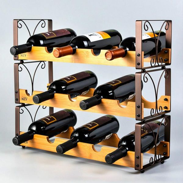 

ice buckets and coolers wrought iron wine shelf superimposed holders home decoration european rack fashion creative cabinet