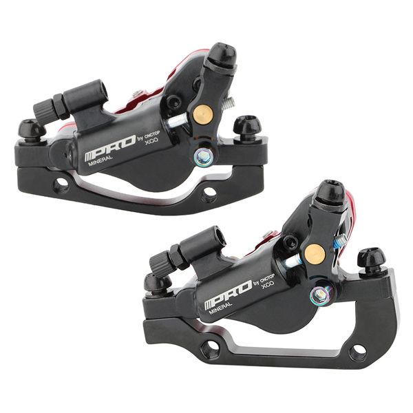 Linha-puxando Bike Bike Disc Liga de Alumínio Hidráulico MTB Mountain Bicycle Freios Caliper Conjuntos Frontal Traseira