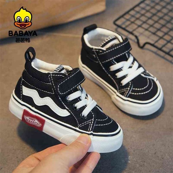 

babaya kids shoes for girl autumn new baby canvas shoes girls casual soft bottom non-slip boys toddler shoes 1-3 years old 210326