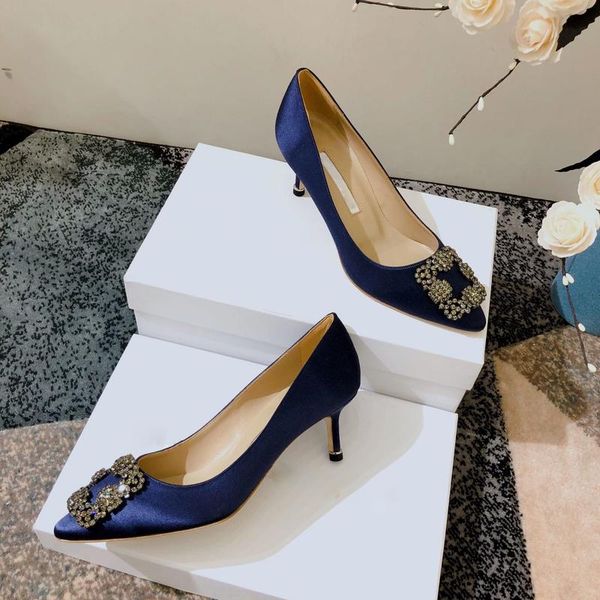 

dress shoes high heel real silk styles women stiletto heels 1cm 5cm 7cm 10cm genuine leather sole point toe pumps loafers blue, Black