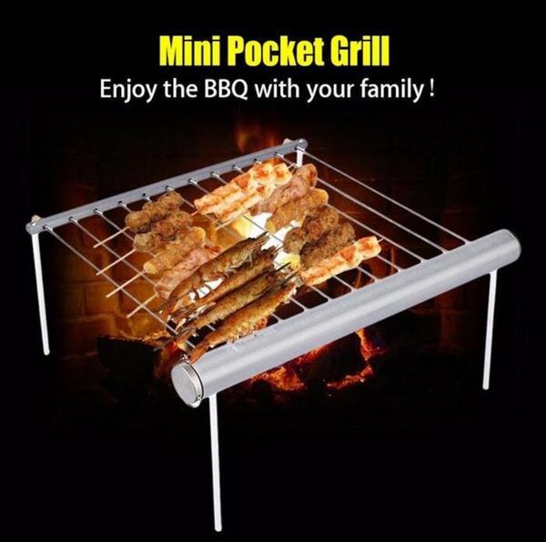 

grills easy disassembly grade stainless steel bbq charcoal grill outdoor camping portable barbecue mini cooking stove
