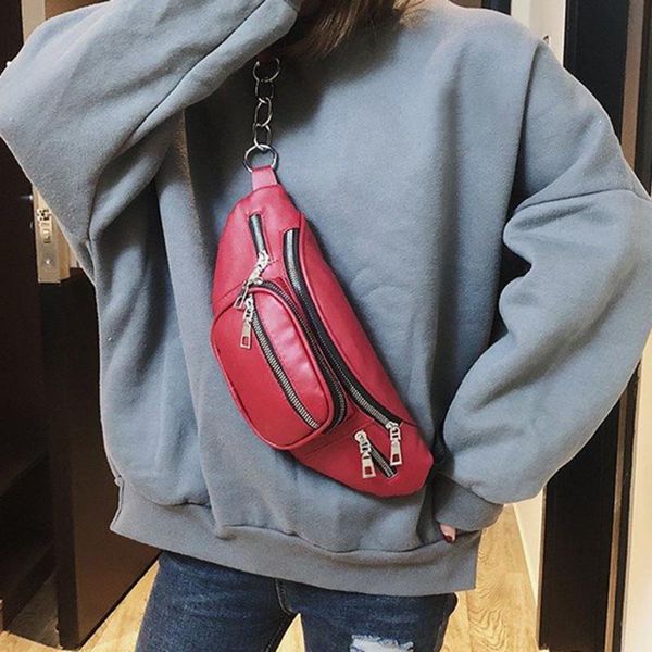 

waist bags monerffi women fashion bag multifunction leather phone small belt packs