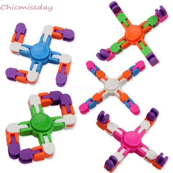 

new four corners fidget spinnerchain toy adults antistress spinner hand toys children stress relif diy chain autism gifts xxc299