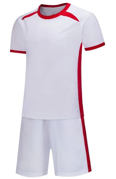 

20 21 white blank players team customized name number soccer jersey men football shirts shorts uniforms kits, Black