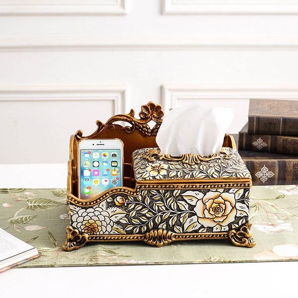 

tissue boxes & napkins nordic decoration luxury home vintage creative napkin box bedroom remote control boite mouchoir accessories