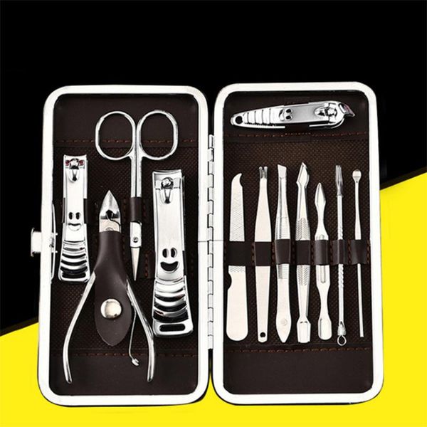 

nail art kits 12 pieces clipper set toenail kit cutter toe tool drop supported