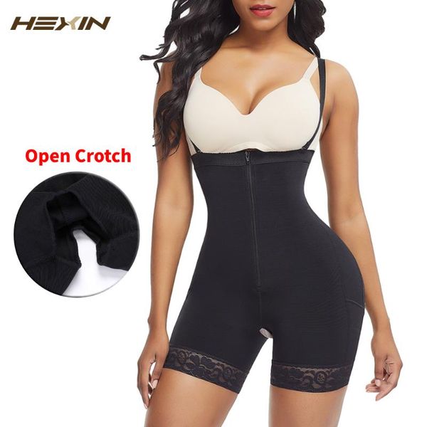 

bulifter shapewear colombian reductive girdles waist trainer body shaper tummy control fajas slimming underwear women corset women's sh, Black;white