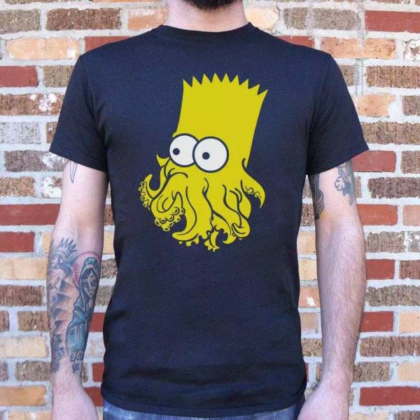 

barthulhu t-shirt | short sleeve graphic tee, White;black