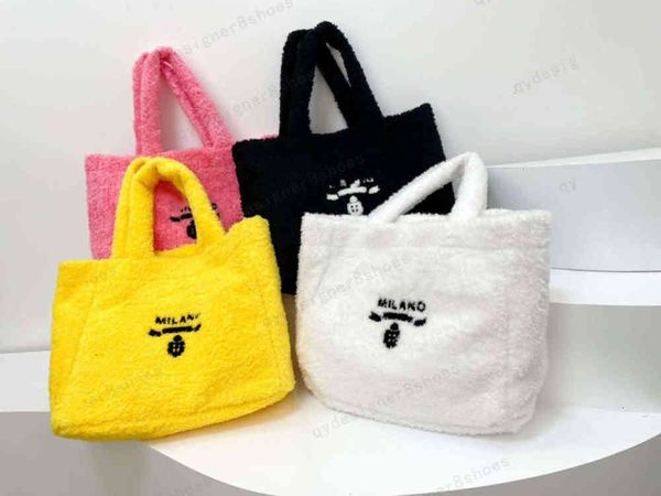 

matching box designer women's lamb hair four-color shoulder crossbody size 40*33cm