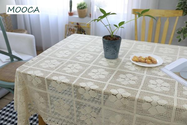 

table cloth greece style cotton thread crochet dining cover