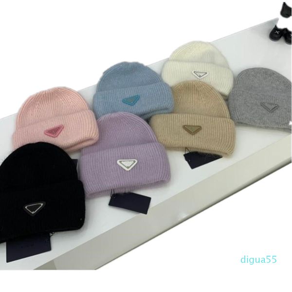 

designer wool knitted beanie skull cap for women and men 2021 winter new mens warm knit caps ski hats masks fitted lovers casual, Blue;gray