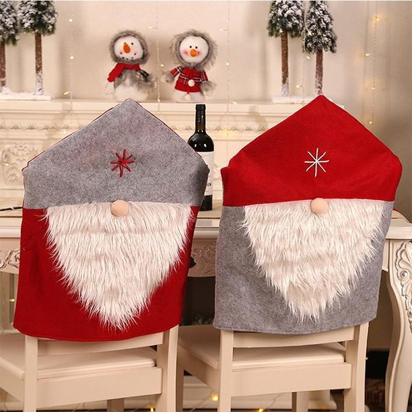 

chair covers zollor christmas santa claus cover home dining year dinner decorlovely faceless set