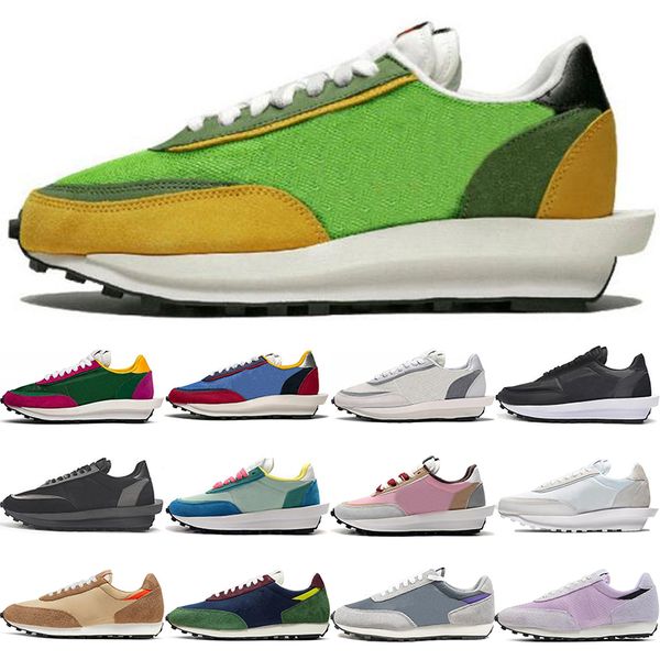 

2021 original sacai ldv running shoes black grey blue red colleage orange dynamic yellow green hyper grape lavender mist metalic gold pink s