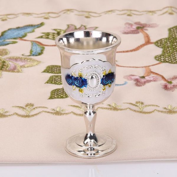 

alloy wine cup 20~30ml gold european style home bar drink retro creative mugs