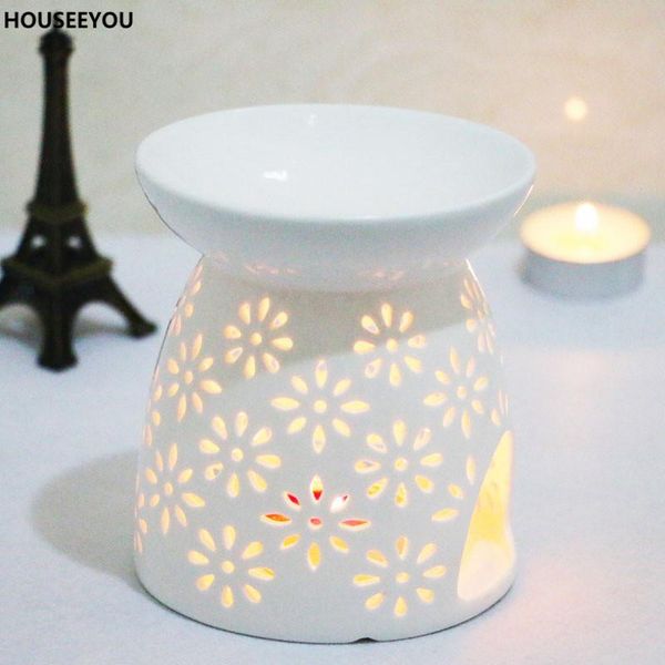 

fragrance lamps classical ceramic incense burners candle holder furnace aroma stove home decor air clean quemador inciense