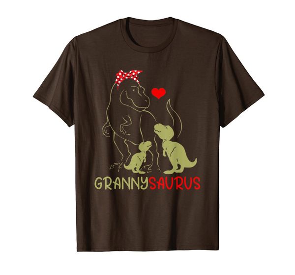 

grannysaurus t shirt t rex granny saurus dinosaur women mom, White;black
