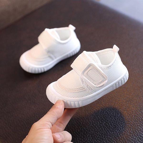 Primi camminatori TELOTUNY Scarpe per bambini Bambino Tinta unita Maglia tessuta volante Bambino Hookloop Mocassini Sport