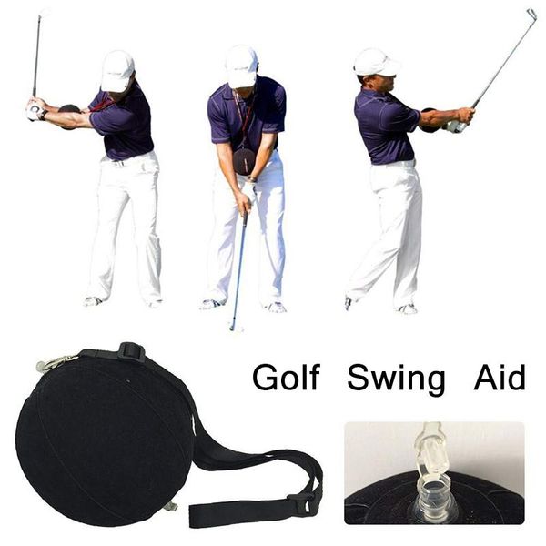 

golf intelligent impact ball swing trainer aid practice posture correction training supplies teaching helper adjust rope aids
