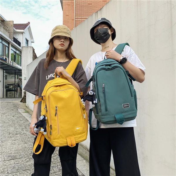 

backpack large capacity teenagers students junior and high school sashion boys girls schoolbag waterproof travelling bag