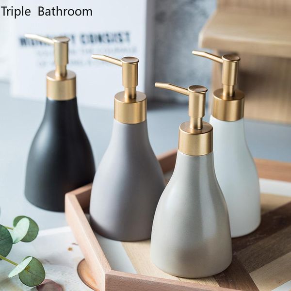

liquid soap dispenser creative ceramics lotion bottle container toilet shower gel shampoo dispensing wristband dispense bathroom accessories