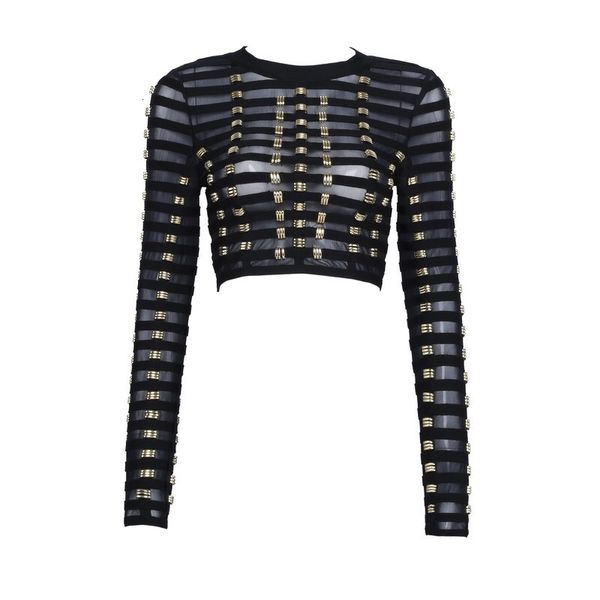 

tanks attacked black and white perspective gauze fashion bandage (h1155)